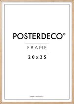 Fotolijst - Posterdeco - Premium Hout - Fotomaat 20x25 cm - Posterlijst - Fotolijstje - Eik