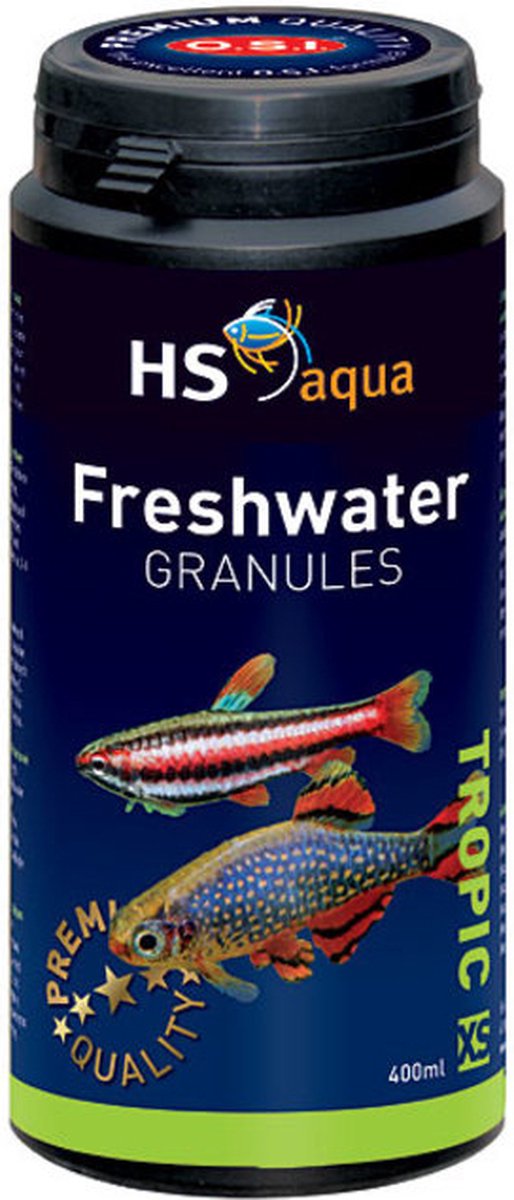 HS Aqua Freshwater Granules XS - 400ML - Aquariumvoer