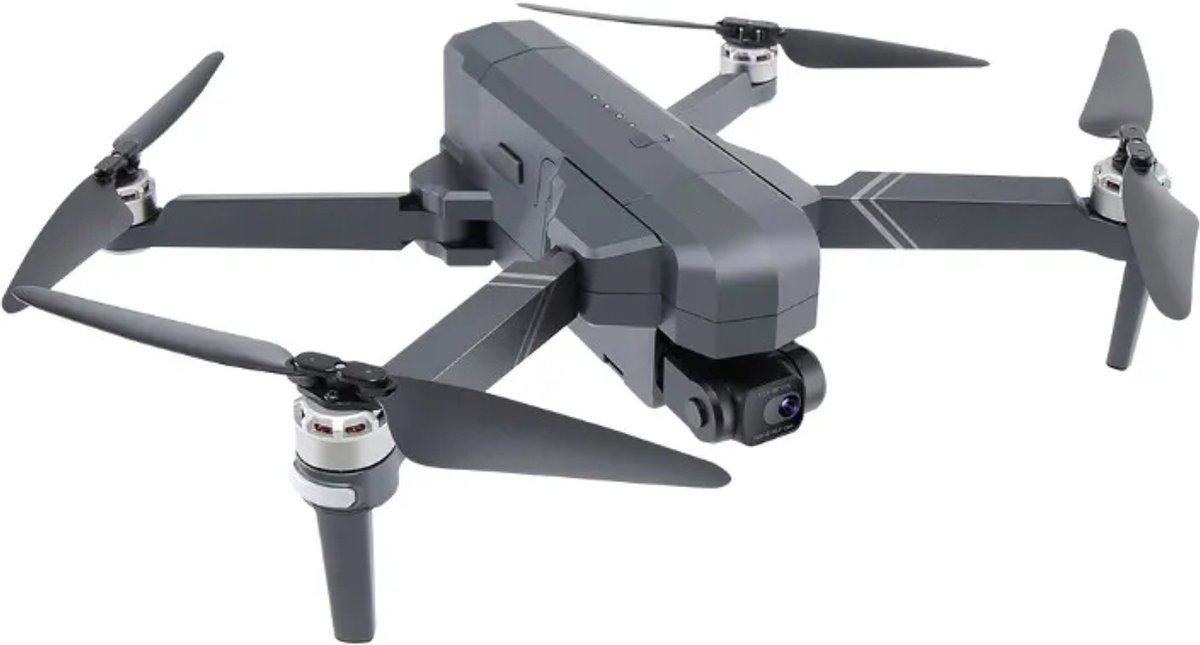 Drone – 4K Camera – 5G Wifi – Opvouwbaar – Extra Batterij – Automatische Stabilisatie – Met Opbergtas – Zilvergrijs