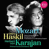 Clara Haskil, Philharmonia Orchestra, Herbert Von Karajan - Mozart: Piano Concerto No.20, Symphony No.39 & 9 Variations On a Minuet by Duport (CD)