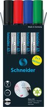 Schneider Maxx 290 whiteboardmarker, 3 + 1 gratis, assorti 30 stuks