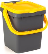 Ecoplus 20 liter afvalemmer geel - afvalscheidingsbak - sorteerbak - afvalbak
