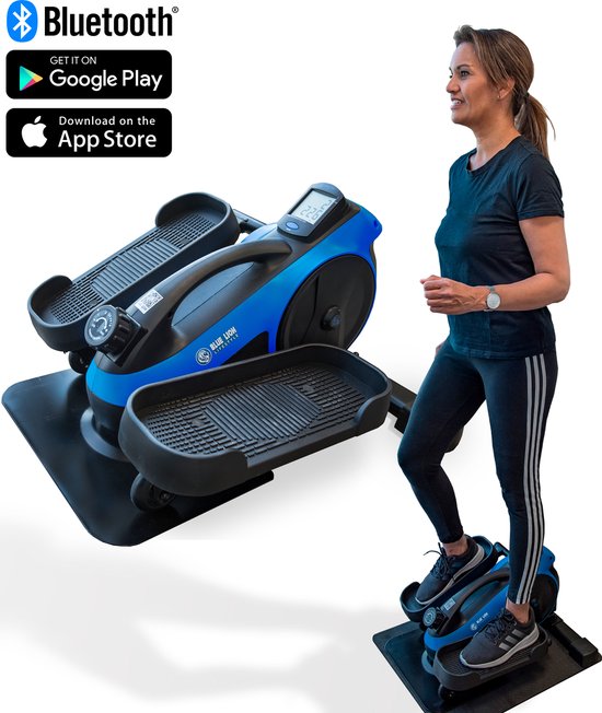 Pedaaltrainer stationair onder bureau mini-hometrainer - pedaaltrainer met LCD-scherm, voetpedaaltrainer for senioren, arm-/beenoefening