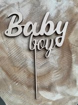 Taarttopper Baby boy - Babyshower - Gender reveal - Geboorte