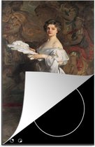 KitchenYeah® Inductie beschermer 30x52 cm - Ada Rehan - John Singer Sargent - Kookplaataccessoires - Afdekplaat voor kookplaat - Inductiebeschermer - Inductiemat - Inductieplaat mat