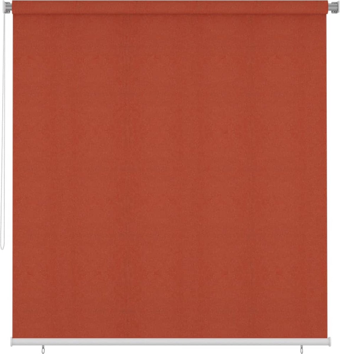 vidaXL Rolgordijn voor buiten 220x230 cm HDPE terracottakleurig