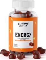 Yummygums Energy - Vitamine gummie voor meer energie met - Guarana, Gojibes, Ginseng,  Taurine, Vitamine B6 & B12 - 60 gummies