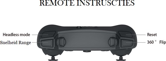 Quad Drone met camera en opbergtas - full HD camera - met 2 accu's