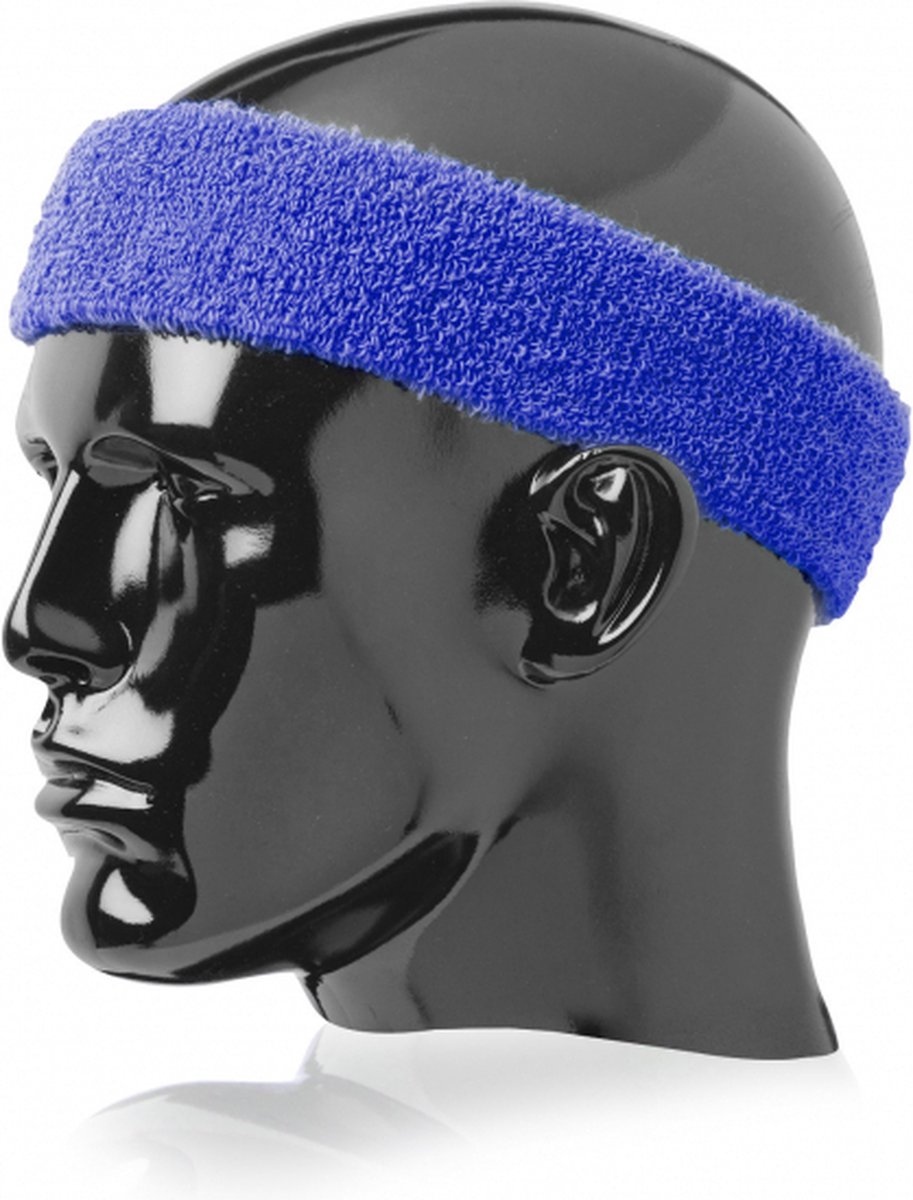 TCK - Sporthoofdband - Multisport - Pro - Sports Headband - Volwassenen - Royal Blue - One Size