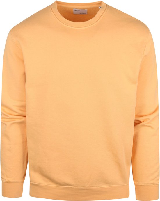 Colorful Standard - Sweater Organic Licht Oranje - Heren - Maat S - Regular-fit