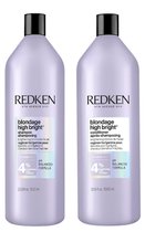 Redken - Blondage High Bright Shampoo + Conditioner - 2x 1000ml