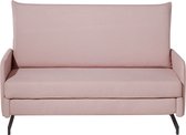 Beliani BELFAST - Slaapbank - roze - polyester