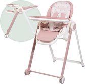 Freeon Kinderstoel Sven DeLuxe - Inklapbare Eetstoel voor kinderen - Dusty Pink
