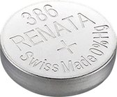 RENATA 386 - SR43W - Zilveroxide Knoopcel - horlogebatterij - 1.55V -1 (EEN) stuks