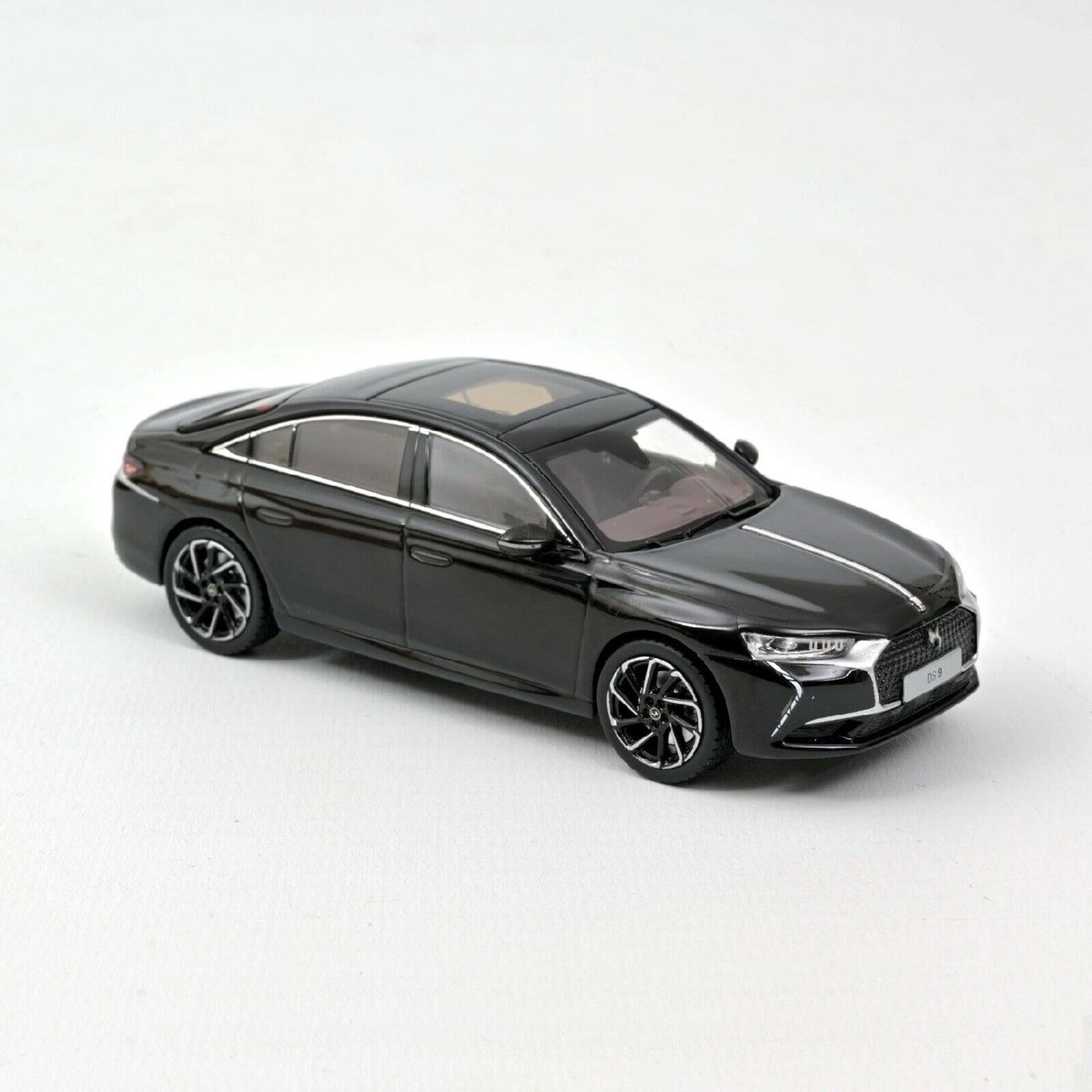 Modèle Réduit Citroën DS 9 2021 Noir 1:43 Norev - Collection Voiture Métal Die-Cast, Longueur 11 Cm