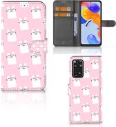 GSM Hoesje Xiaomi Redmi Note 11 Pro 5G/4G Bookcase Valentijn Cadeaus Sleeping Cats