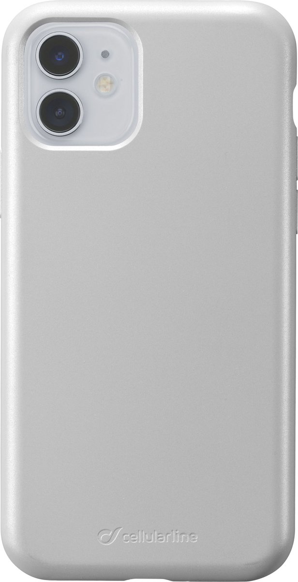 Cellularline - iPhone 11, hoesje sensation, zilver