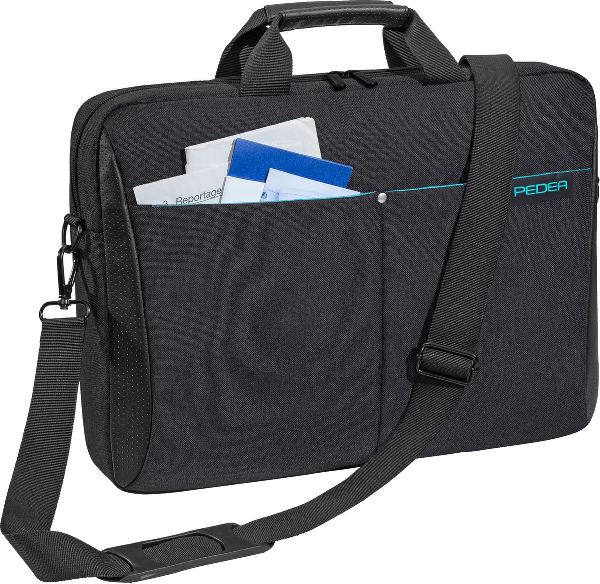 PEDEA 66065004 notebooktas 43,9 cm (17.3") Documententas Zwart