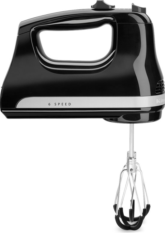 KitchenAid Handmixer - 6 standen - onyx zwart - 5KHM6118EOB | bol.com