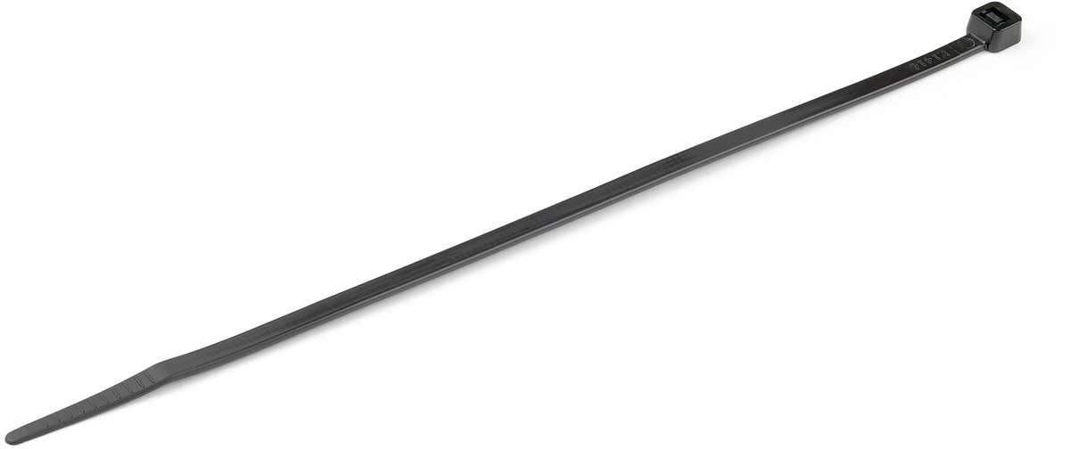 StarTech 200 mm Zwarte Kabelbinders - Nylon - 1000 stuks