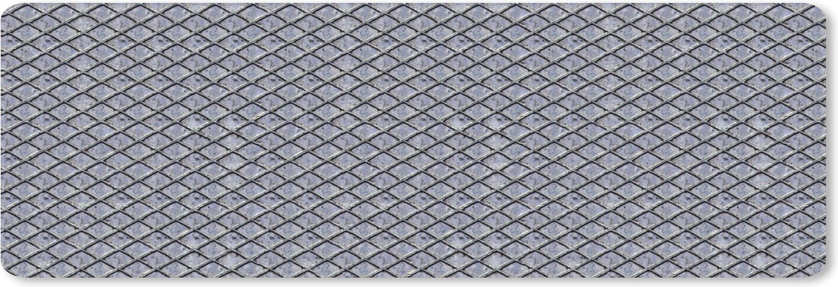 Muismat XXL 90x30 cm - Bureau onderlegger - Bureau mat Rooster - Metaal - Patronen - Bureaumat - Gaming mousepad xl - Bureaulegger groot - Computer deskmat