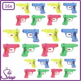 16x Pistolets à eau 11cm 4 couleurs - Pistolet à eau à eau outdoor speelgoed water