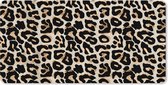 Muismat XXL - Bureau onderlegger - Bureau mat - Panterprint - Patronen - Luxe - 120x60 cm - XXL muismat