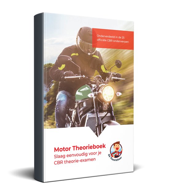 Boek cover Motor Theorieboek 2022 - CBR Motor Theorie Leren - Rijbewijs A + Mobiele Apps + CBR Theorie-examenplan van De Theorieboer (Onbekend)