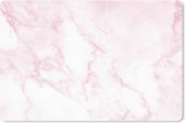 Tapis de souris XXL - Sous-main - Tapis de bureau - Marbre - Wit - Rose - Chic - Aspect marbre - 90x60 cm - Tapis de souris XXL