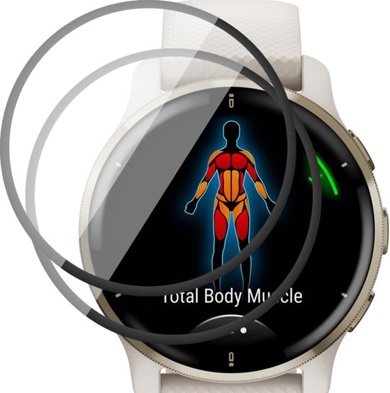 Garmin Venu 2 Plus Screenprotector Flexibele Full Screen Protector