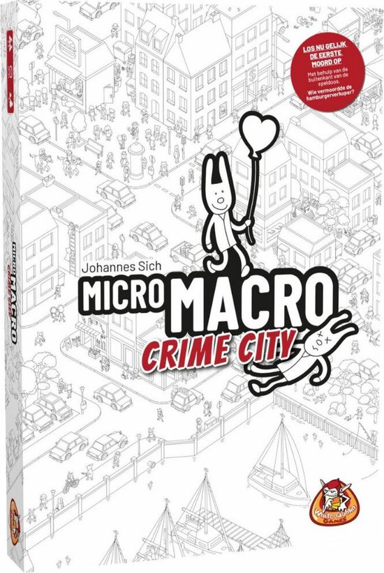 Gezelschapsspel: Kaartspel Micromacro Crime City, uitgegeven door White Goblin Games