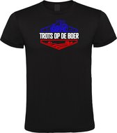 Klere-Zooi - Trots op de Boer (kleur) - Heren T-Shirt - XL