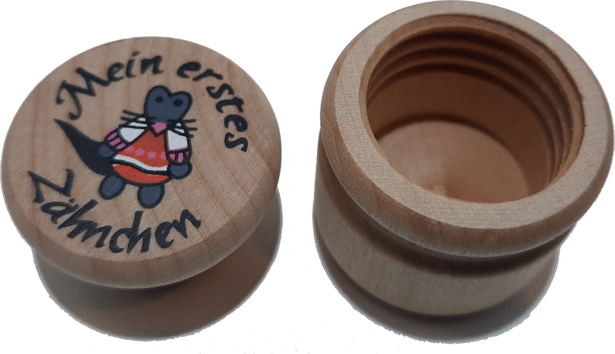 Goedkoopste JACK & JILL - tandendoosje - hout - Mein Erstes Zahnen - Muisje