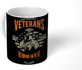Mok - Koffiemok - Amerika - Militair - Vintage - Mokken - 350 ML - Beker - Koffiemokken - Theemok - Vaderdag cadeau - Geschenk - Cadeautje voor hem - Tip - Mannen
