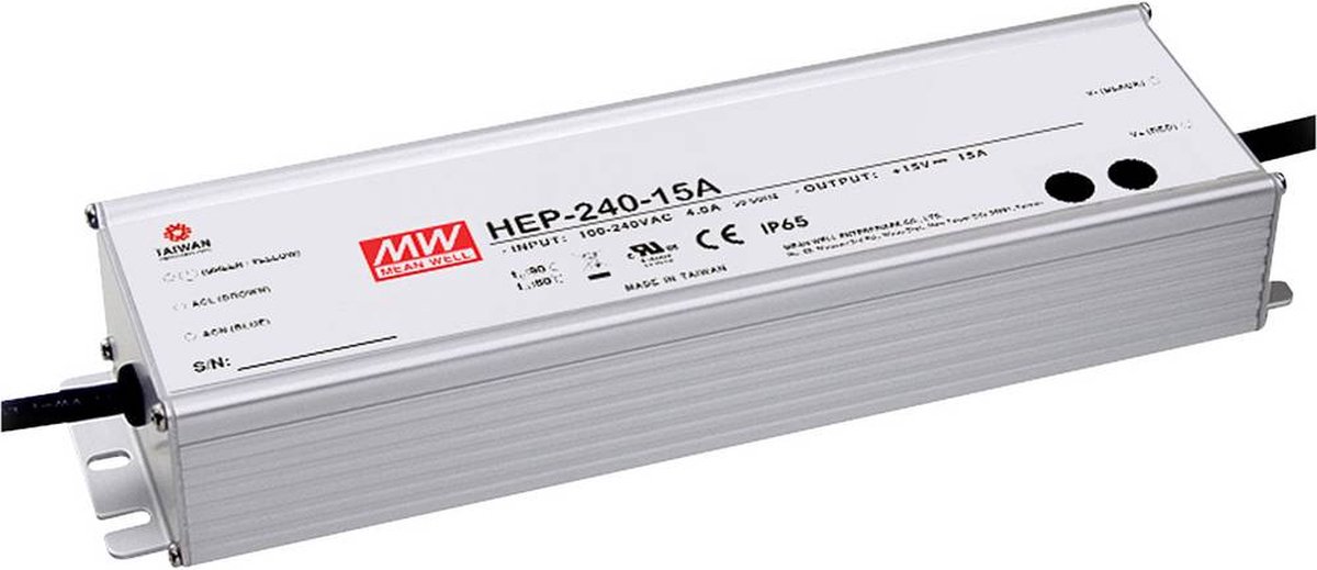 Mean Well HEP-240-24A Industriële netvoeding 24 V/DC 10 A 240 W