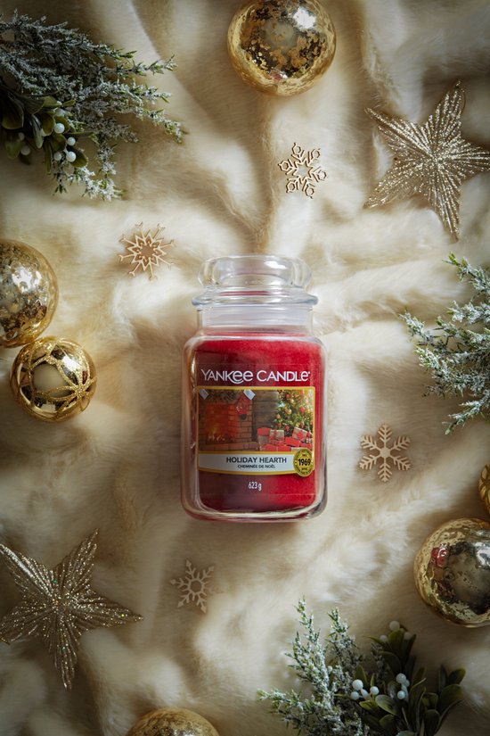 Yankee Candle Large Jar Candle Christmas Magic, Holiday Hearth