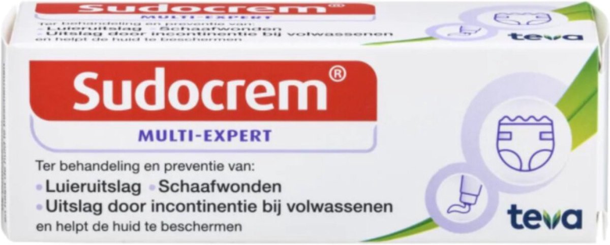 Goedkoopste Sudocrem- Luier & Billencrème tube - 30gr - Multi Expert