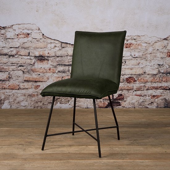 SIDD Trofa sidechair - fabric amazon 17 green