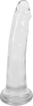 Bang It - Dildo met zuignap voor vrouwen - Realistische dildo’s voor mannen - Anaal - 20 cm - Transparant