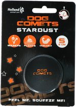 Dog Comets Ball Stardust - Hondenspeelgoed - Hondenbal - Ø5 cm - 1 stuk - Natuurlijk rubber - Zwart/Oranje