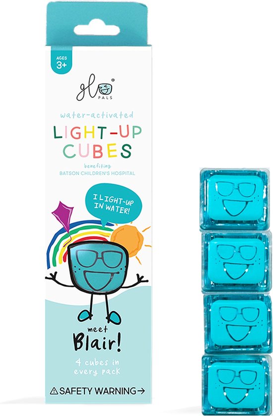 Glopals Light-Up Blair 4 stuks Badspeelgoed GP-FIN-4PK-BLAIR van GloPals — afbeelding 3
