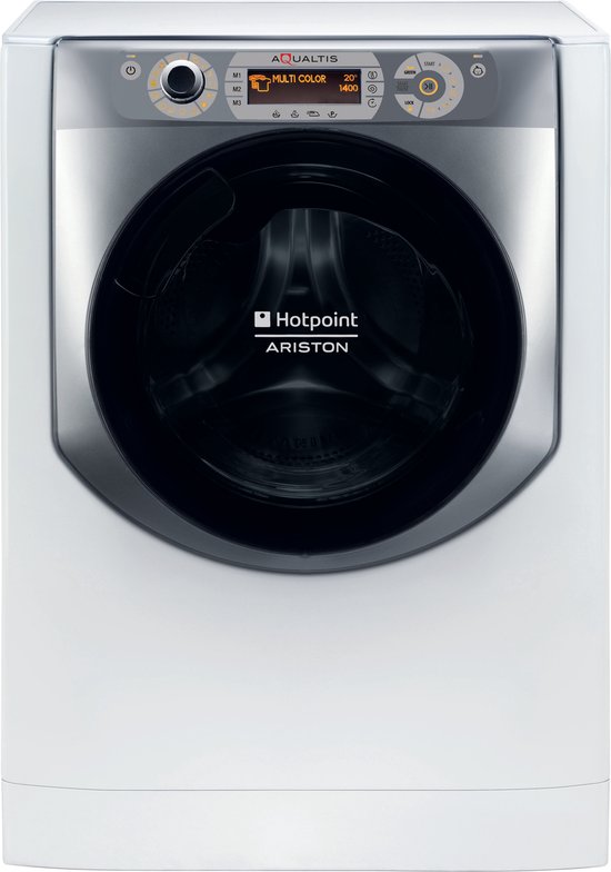 Wasmachine: Hotpoint AQ116D68SD E N wasmachine Voorbelading 11 kg 1600 RPM C Zilver, Wit, van het merk Hotpoint-Ariston