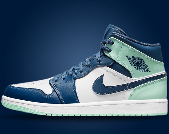 Air Jordan 1 Mid Mystic Navy Mint Foam 554724-413 Maat 44 Kleur als op foto  Schoenen | bol.com