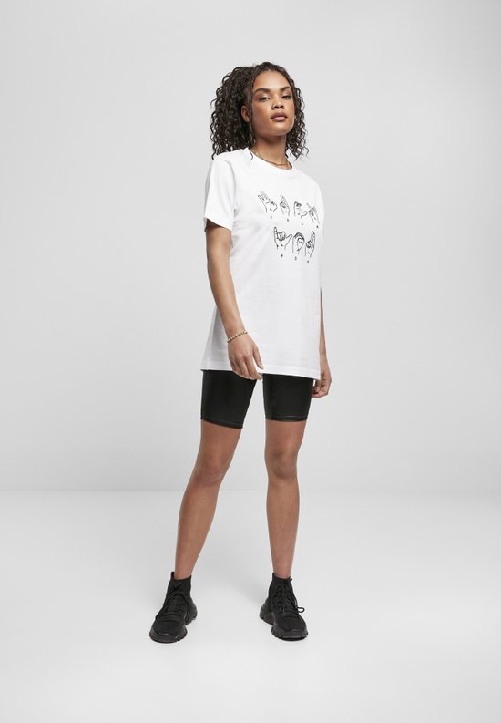 Tshirt Femme Urban Classics - XXL- Langue des Signes FU Wit