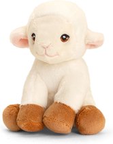 Keel Toys Knuffel - Schaap - lammetje - dieren knuffels - pluche - 12 cm