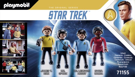 PLAYMOBIL Playmobil Star Trek Figuruppsättning Star Trek - 71155 -  Playmobil Star Trek 