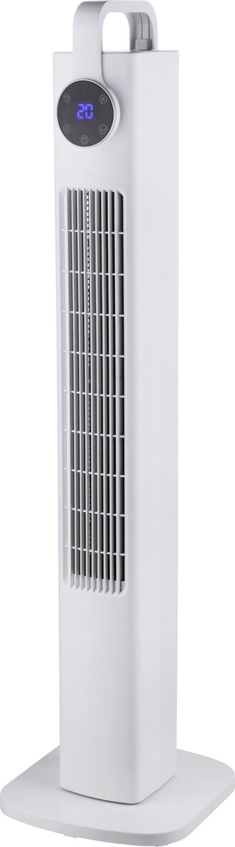 Torenventilator 109 cm- wit – ventilator met afstandsbediening staand - timer – stil en zuinig 63Db/60-120W– Tower fan