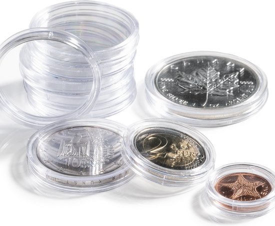 Leuchtturm muntcapsules voor 2€-munten 26 mm - 40 stuks