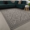 Tapis Extérieur - Tapis d'Extérieur Poils Ras Tapis Grijs Tapis Plein air Koho - 140x200cm - Moderne - Salon - Salon - Chambre - Salle à Manger