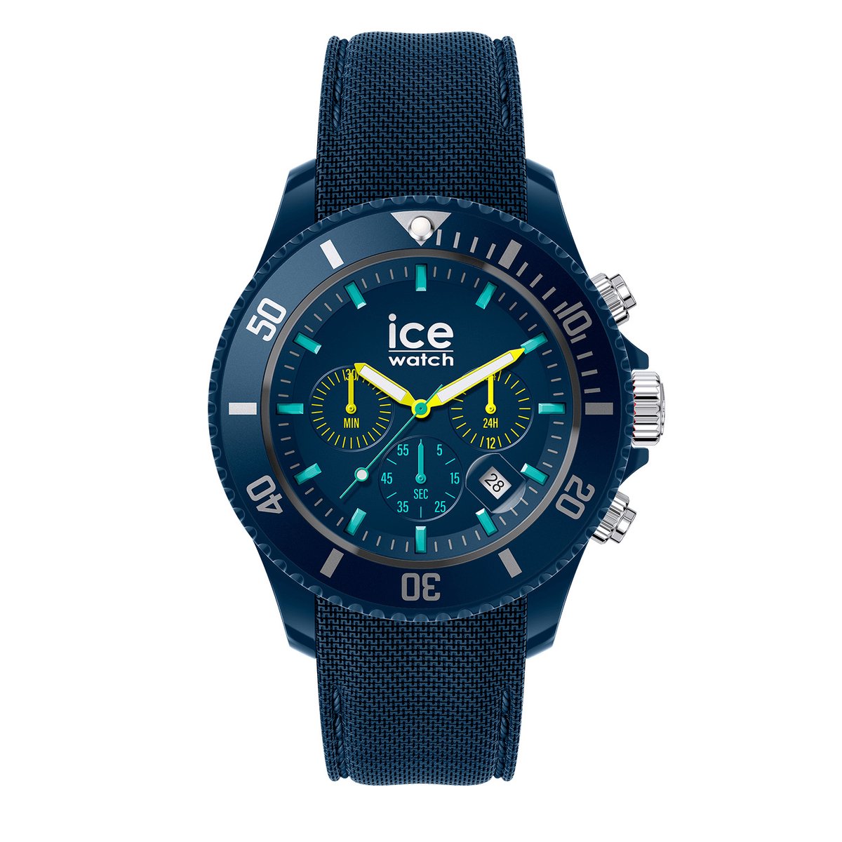 Ice-Watch ICE chrono Blue lime - L- IW020617 Horloge - 44mm